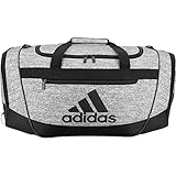 adidas Defender III medium duffel Bag, Onix Jersey/Black, One Size