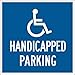 Brady 91332, Handicapped Sign, (Pack of 15 pcs)