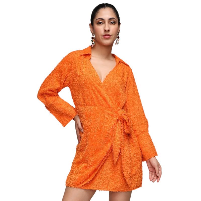 Image of PINACOLADA Women's Dress for Casual Wear | Round Neck | Sleeveless | Regular Fit | Zipper Closure | Dress Crafted with Comfort Fit for Everyday Wear