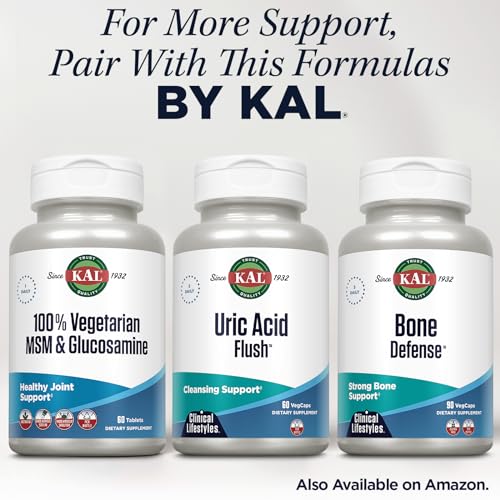 Kal 12959 100% Vegetarian Msm & Glucosamine - Healthy Joint Support - Vegan Glucosamine And Msm Supplement thumb #5