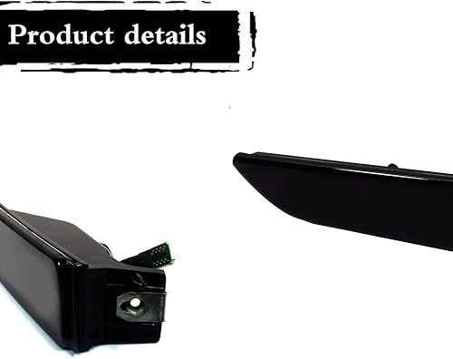 Miniatura 2 de Adiil Lentes ahumadas ámbar LED parachoques delantero lateral marcador luces de señal kit de repuesto compatible con Ford Fusion 2010 2011 2012