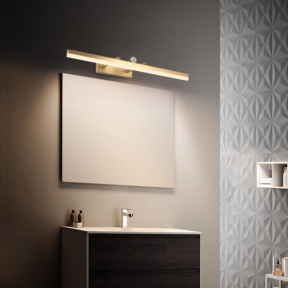 Éclairage LED réglable pour Salle de Bain avec Interrupteur, Bande linéaire, éclairage pour Miroir, détecteur de Mouvement, éclairage pour Coiffeuse, 4 000 K