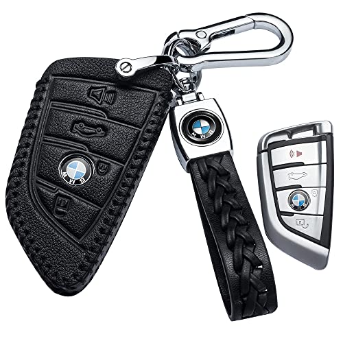 Kwmobile Leren Autosleutel Hoesje Geschikt Voor BMW 4 Knops X7 X1 U11 Ix Ix1 7 Serie G07 I7 Als Sleutelhanger Met Sleutelring Echt Leer In Bruin 1573888009