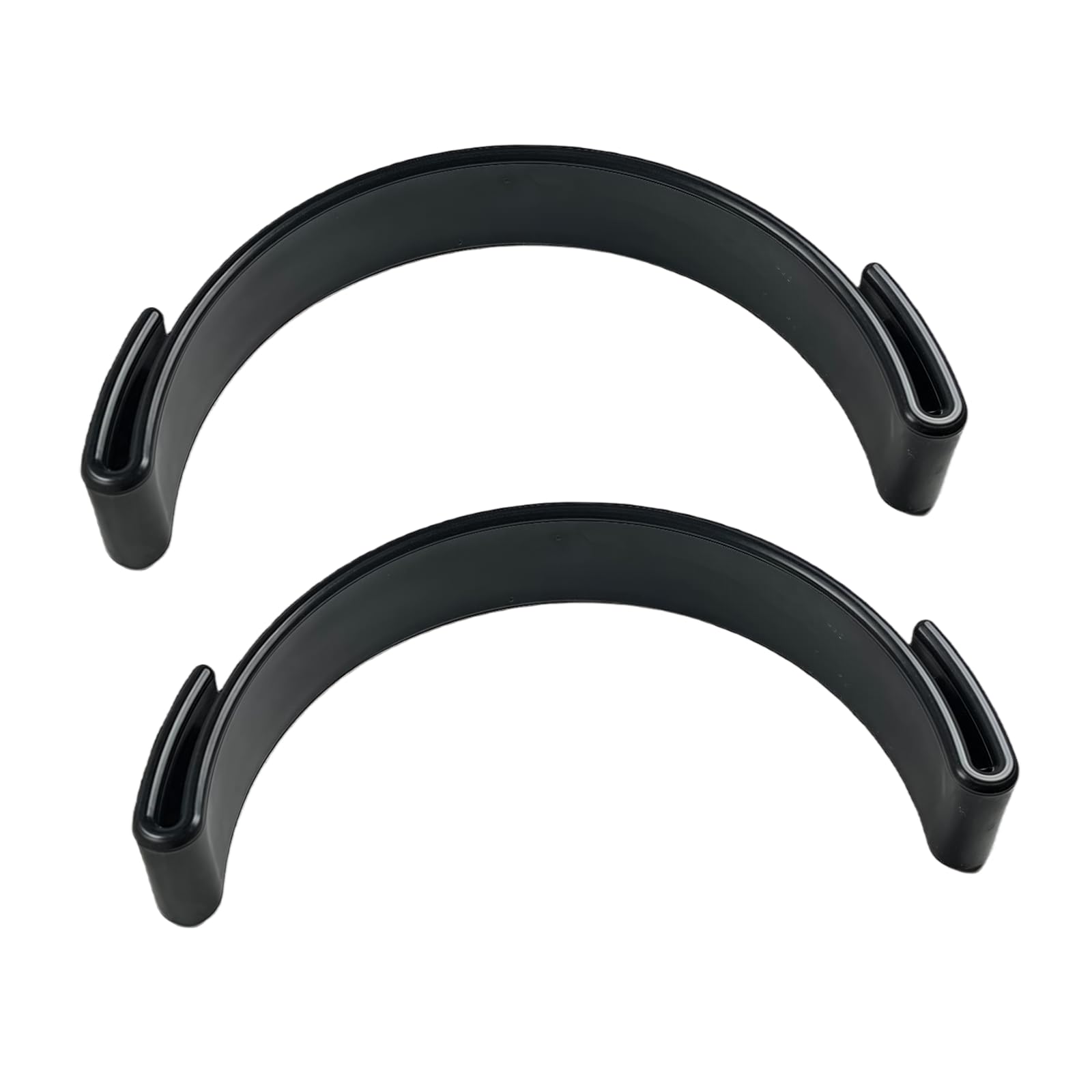 ‌2-Pack Hat Brim Bender Durable Plastic Curving Tool Reusable Hat Bending Accessories for Baseball Caps Visors Black