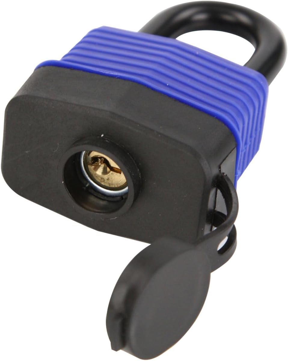 SEPOX® 2 Pcs Portable Lock Box Steel Safe Locking Case Storage Cabinet, 3Pcs Weather-Proof Padlock Keyed-Alike,