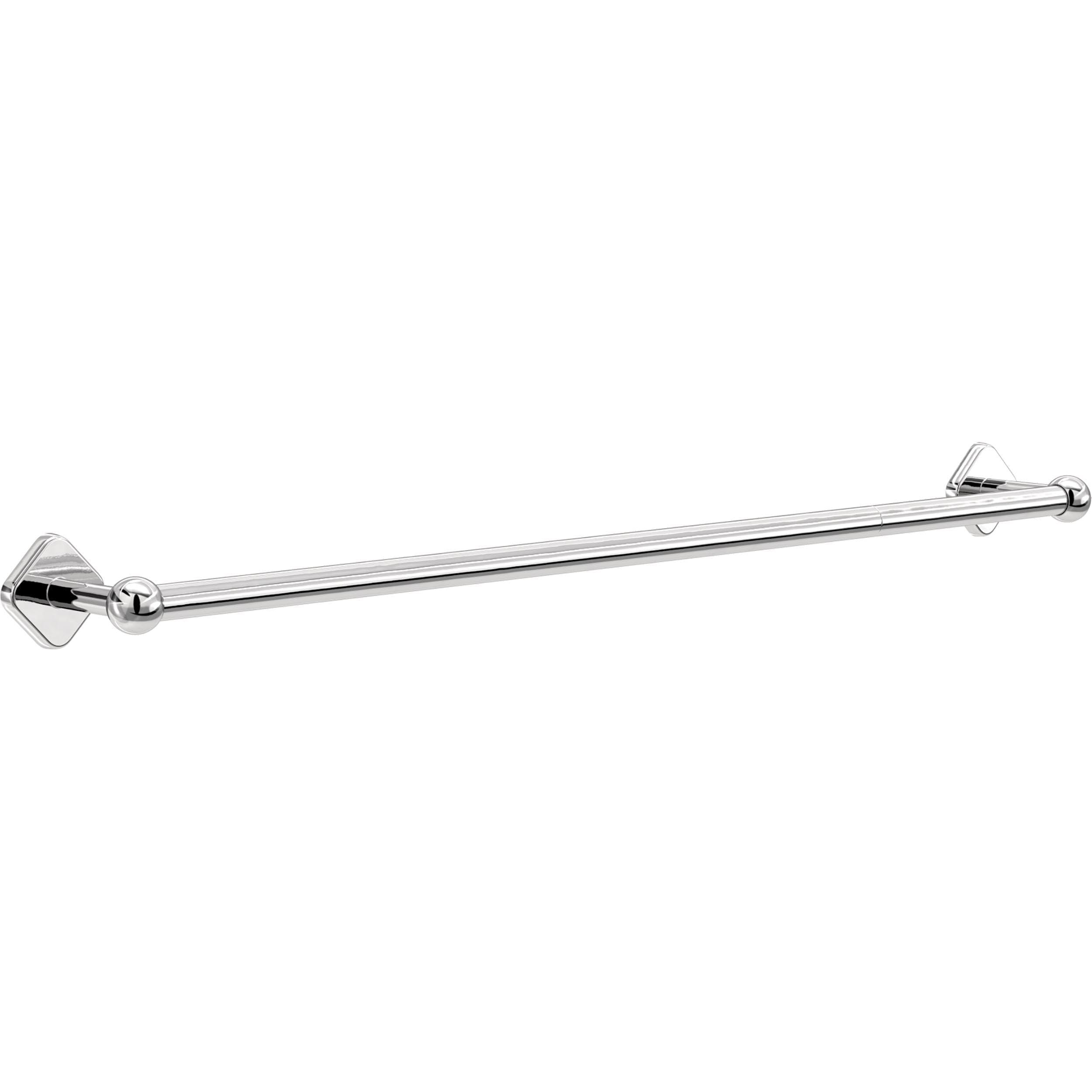 Porte-serviettes mural chrome brillant pour une salle de bain ordonnée et moderne