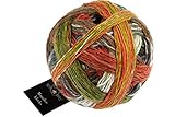Schoppel Wolle Zauberball Wunderklecks 2433 Shin Kyo Bridge, bunte Sockenwolle mit Farbverlauf zum Stricken oder Häkeln, 100g