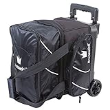 Brunswick Edge Single Roller Bowling Bag, Black