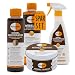 Produktbild Renuwell Möbel-Regenerator, Möbel-Öl, Möbel-Wachs & Möbel Schnellpflege mit Bienenwachs (jeweils 500 ml)  4-teiliges Set zur intensiven Pflege, Reinigung und Schutz von Holz