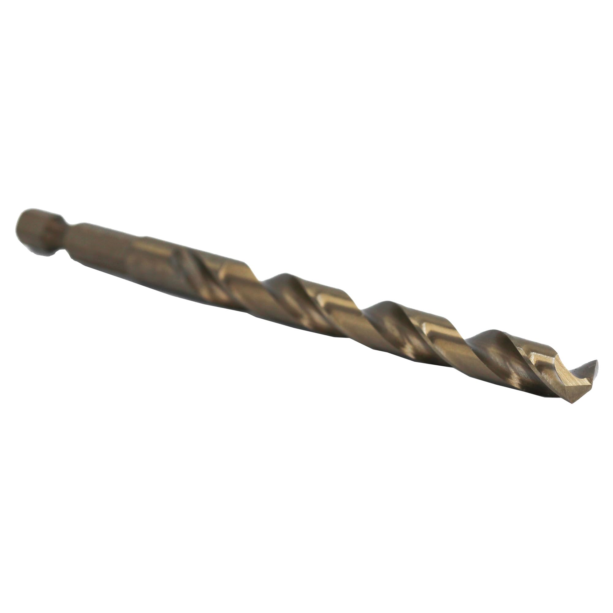 Drill America 1/4" Quick Change Cobalt Drill Bit with Hex Shank, COHEX Series