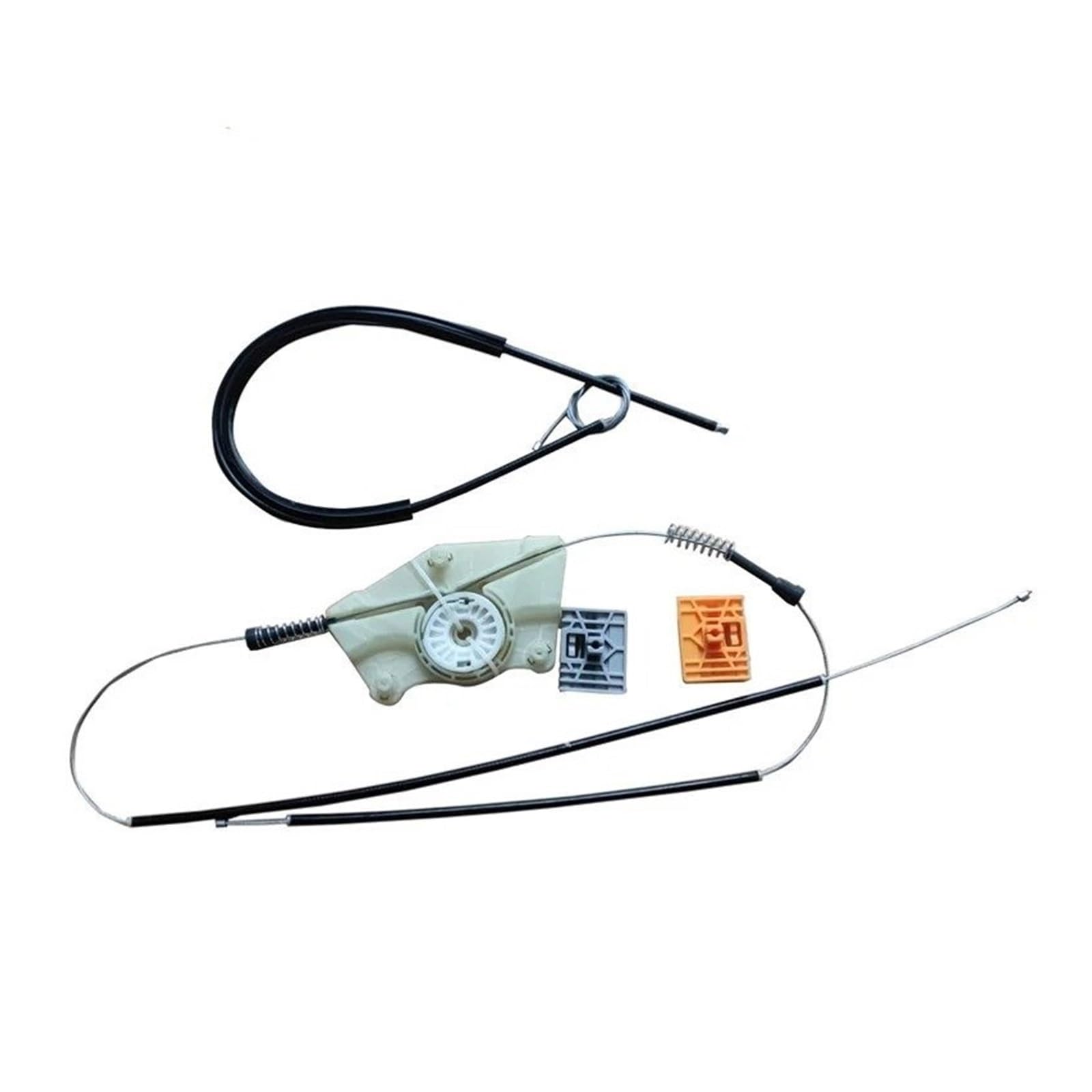 Samwdk Grey Glass Lifter Window Regulator Repair Kit For Vw For Touareg Car-Styling Electric Front Left Front Right 7L0837461/7L0837462 Car Window Regulator(Grey)
