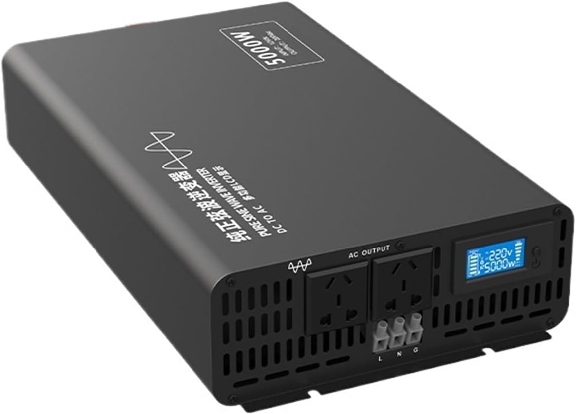 Pure Sine Wave 12v 24v 36v 48v 60v 72v 84v Dc to 100v 110v 120v 220v 230v 240v Ac 5000w Inverter with LCD Display(5000W 50HZ,36V(30-40VDC)_230VAC)