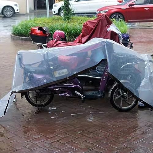 Lona transparente con ojales impermeable de 0,12 mm para ventanas y balcones 5