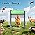 Automatic Chicken Coop Door Solar: Automatic Chicken Door - Solar Powered Chicken Coop Door with Timer & Light Sensor - Aluminum Alloy Chicken Door - IP65 Weather Proof - Remote Control- 4 Modes