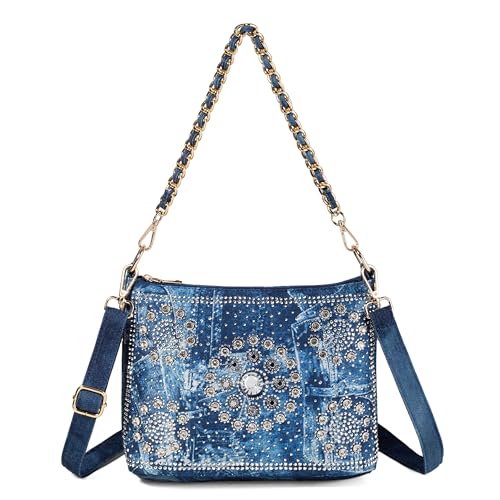 Bling Rhinestone Purse for Women Evening Bag Shoulder Bag Sparkling Crystal Wedding Party Clutches Handbags