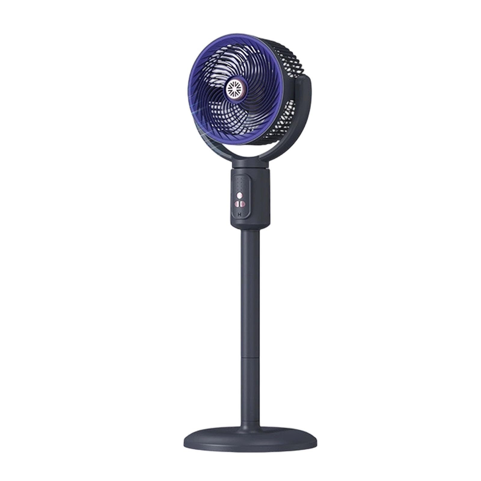 Ventilatore USB portatile in piedi regolabile in altezza circolazione dell'aria silenziosa per casa, camera da letto, scrivania, spazio di lavoro con testa oscillante, impostazioni di velocità