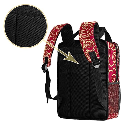 Sac à dos garçons ergonomique rouge pour soulager les épaules