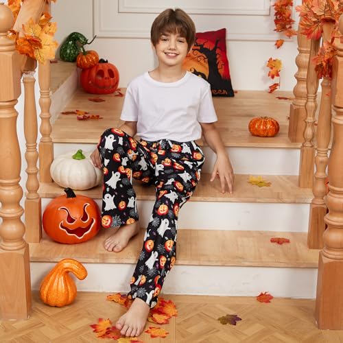 UNICOMIDEA Kid Christmas Pajamas Pants Loose Pyjama Jogger for Boy Girl 3D Xmas Bottoms 6-16 Years2