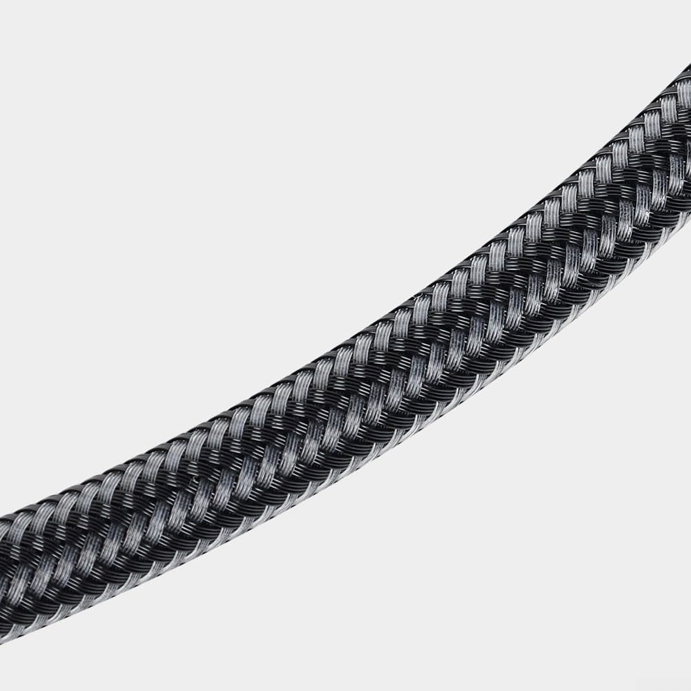 Manometro per immersioni subacquee con tubo in fibra di carbonio, luminoso, rotazione a 360 gradi, filettatura 7/16-20UNF per serbatoio subacqueo (65 cm)