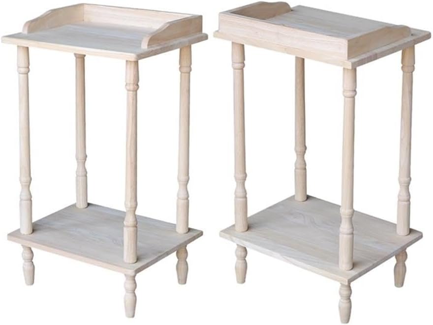 International Concepts Unfinished Phone Stand