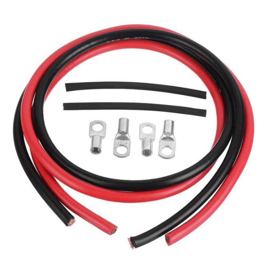 Cavi Jumper Batteria Auto 100cm - 2 Pezzi 3AWG, Filo Di Rame Puro, Per Inverter E Collegamenti Elettrici - Foto 11