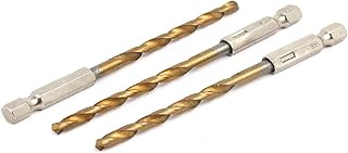New Lon0167 4.5mm Drilling Featured Dia 2 Flutes reliable efficacy HSS 1/4-inch Hex drill hole Twist Drill Bit 3pcs(id:b7b 99 c7 9cc)