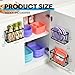 MIXISAV 3 Pack Cabinet Organizer - Adhesive Lid Organizer Slim Space Wall Mounted Inside Cabinet Door Storage for Kitchen, Bathroom, Pantry, Under Sink