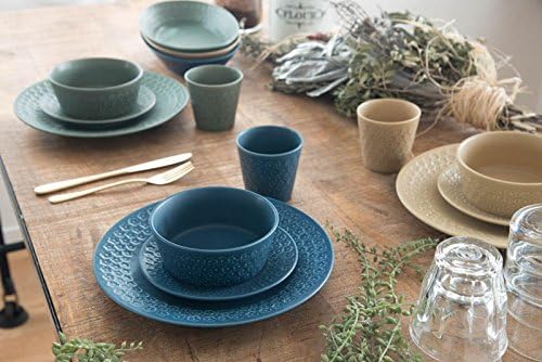 Yamani 6218031 Pressed Flower 10.4 inches (26.5 cm) Oval Baker, Matte Beige