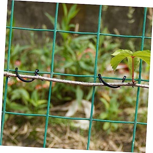 Gogogmee 300個藤蔓固定クリップ 耐久性プラスチック製 柔軟に ぶどう キウイ 野菜用植物茎サポート フィックスバンド [4]
