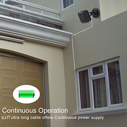 image for Uogw 2 Pack 16.4FT Power Extension Cable Compatible with WYZE Cam v4,W