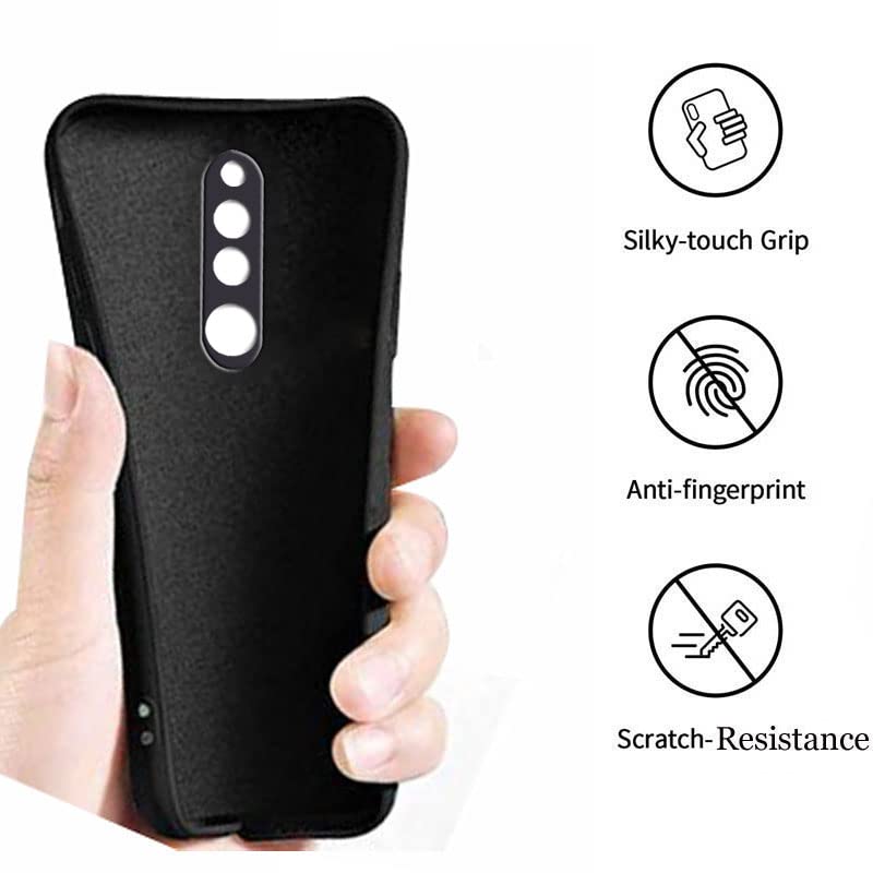 Image of A rtistque Back Cover Case for Xiaomi Redmi 8 with Camera Protection | Shockproof TPU | Stylish Protective Design | Slim Fit | Ultra Matte | Xiaomi Redmi 8 Back Cover - Black
