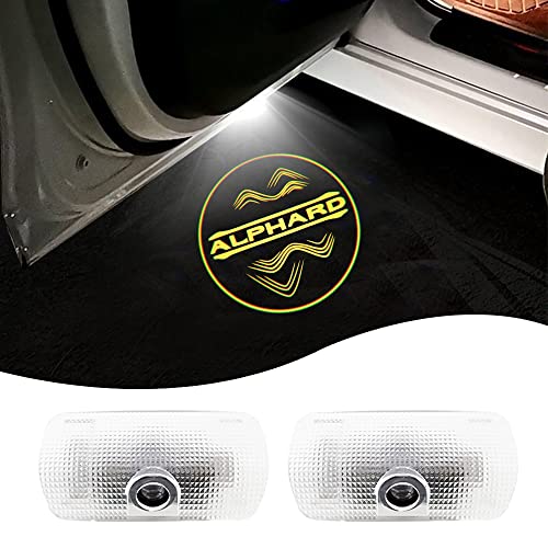 Akarin LEDロゴ投影hd トヨタ2個セット車用ドアランプ for Toyota Pruis/Alphard/ESTIMA/VELLFIRE/SEQUOIA/FORTUNER/PRUIS@/PREVIA/SAI/MARKX/harrier/TRD/D4D/LAND CRUISER PRADO/Camry