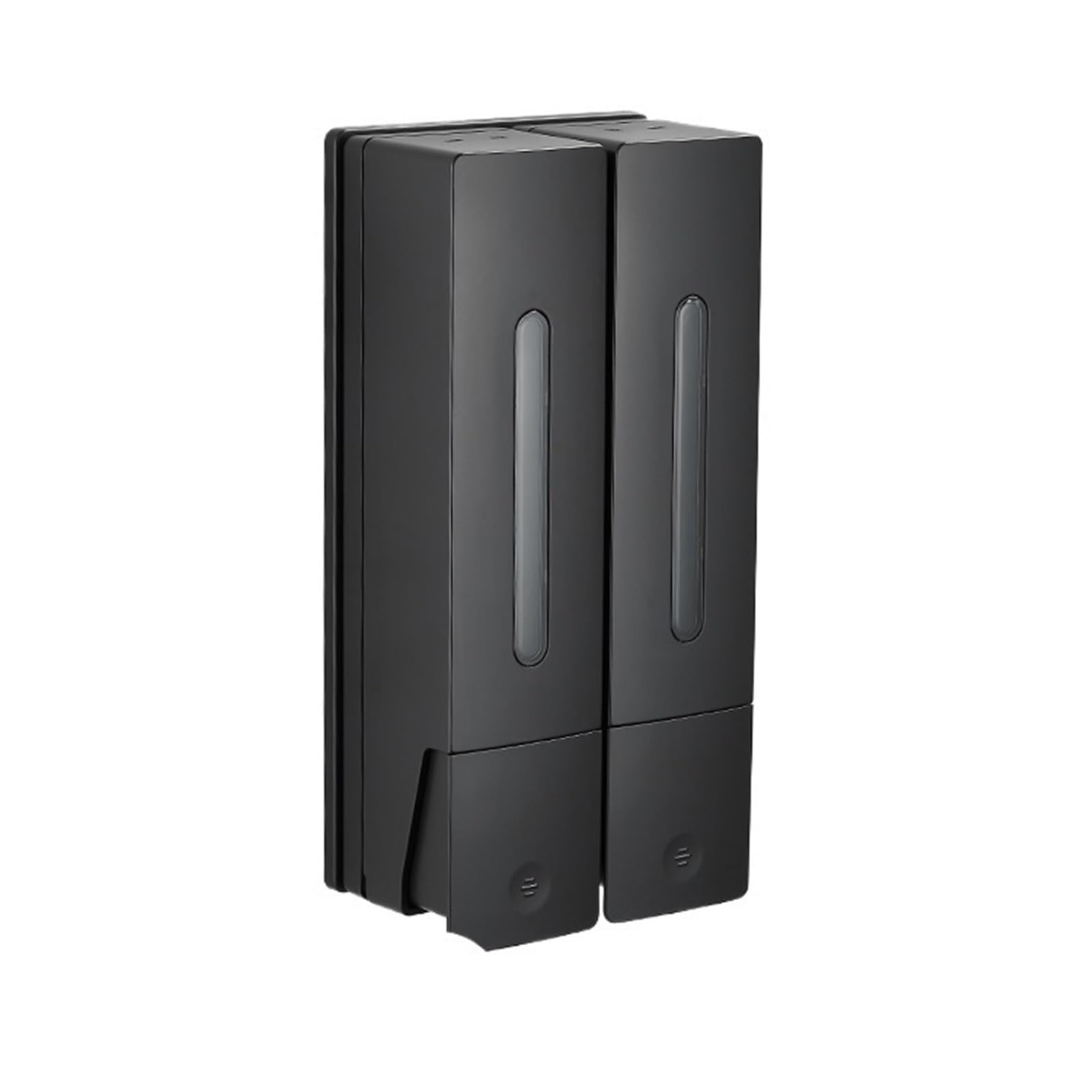 Dispensador de jabón Dispensador de jabón plástico Pared con dosificador for hogares, hoteles y baños Dispensador de Bomba de loción(Negro)