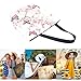 ZzWwR Fashion Extra Large Shoulder Tote Bag, Beautiful Cherry Blossom Butterfly Floral Canvas Durable Daily Weekender Handle Bag Ideal for Gym Picnic Yoga Beach Travel Kitchen Market Grocery Shopping