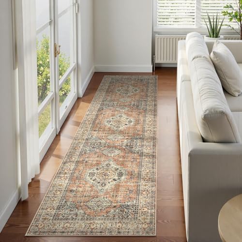 Lahome Oriental Washable Runner Rug Non Slip, 2x7 Rug Runners for...