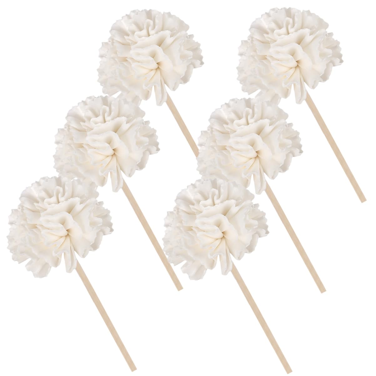 PRETYZOOM 5 Sätze Blumen Der Aromatherapie Diffusor-Sticks Öldiffusor Luft Docht Lilie Auto Duftstäbchen Heizlùfter Diffusorsticks Zum Nachfüllen Zubehör Für Aromaflaschen Rattan 6 Stück * 5