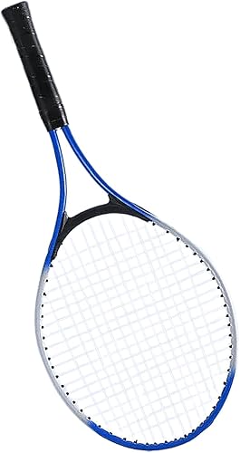 Miniatura 5 de Raqueta de tenis ligera a prueba de golpes para principiantes, raqueta profesional con equipo de entrenamiento, adecuada para práctica de pares