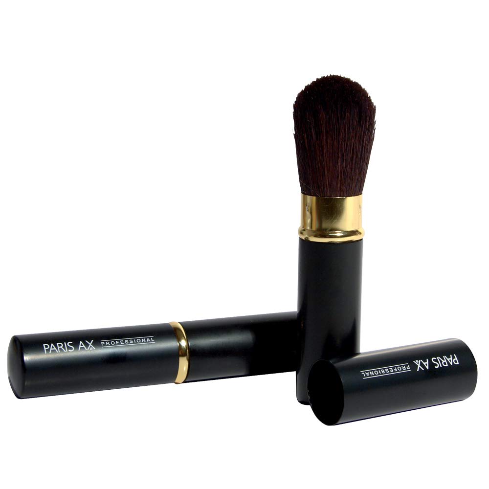 ParisAx Retractable Blush Brush Black