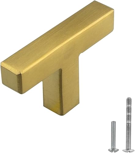 Modket Paquete de 10 manijas cuadradas europeas para gabinete, acero inoxidable 304, longitud total de 16-78 pulgadas, orificios centrales de 16-12
