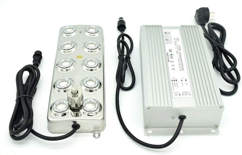 TOPCHANCES 110V 10 Head Ultrasonic Mist Maker Fogger Humidifier Hydroponics with Transformer