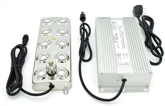 3500-5000ML/H 10 Head Ultrasonic Mist Maker Fogger Humidifier Hydroponics with Waterproof Power 110V