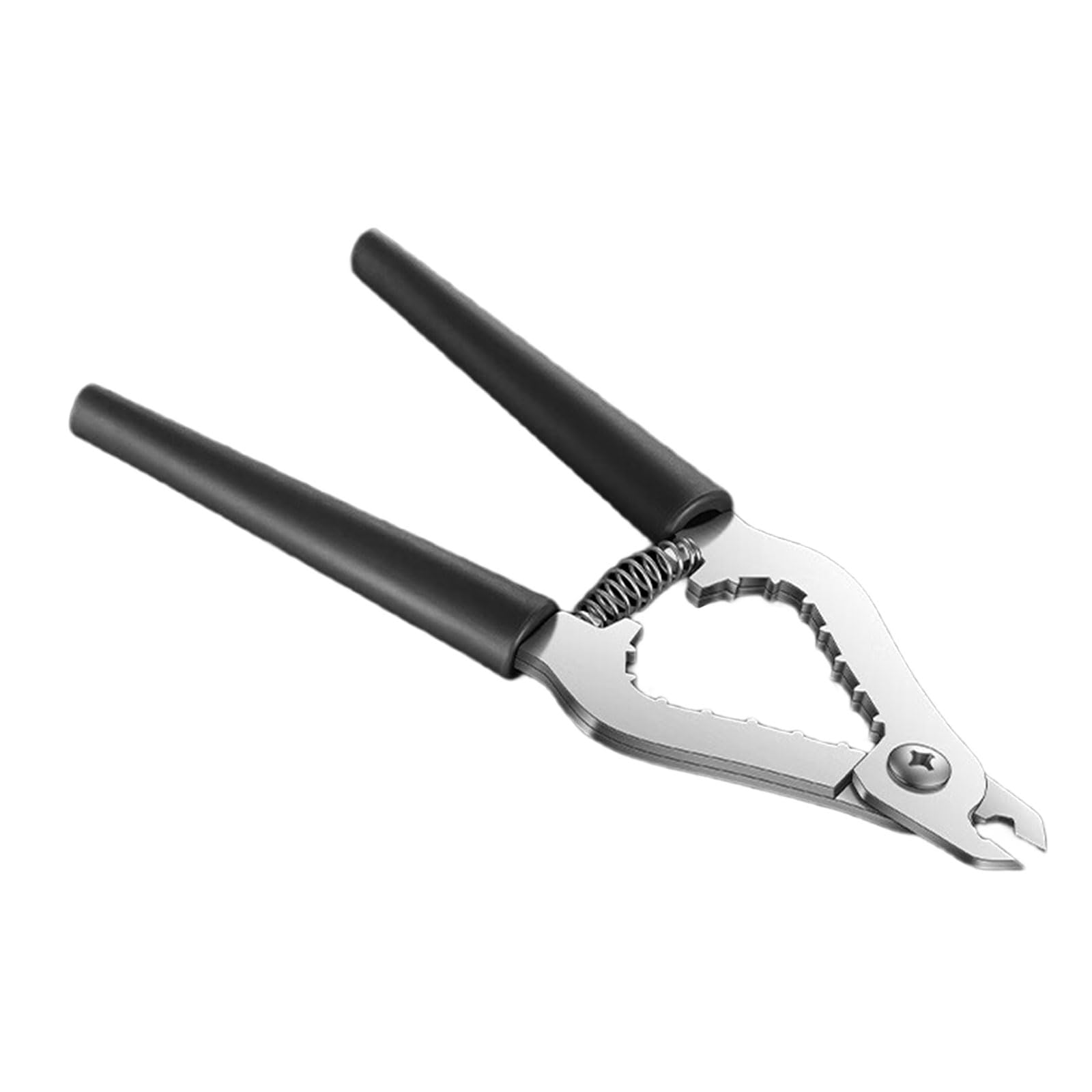 MICFENY Nutcrackers Tool for Pecans Walnuts Almonds Stainless Steel Nut Opener with Comfortable Handle Professional Nut Cracker