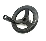 Milling Machine Part Fine Feed Black Plastic Hand Wheel For Bridgeport Part