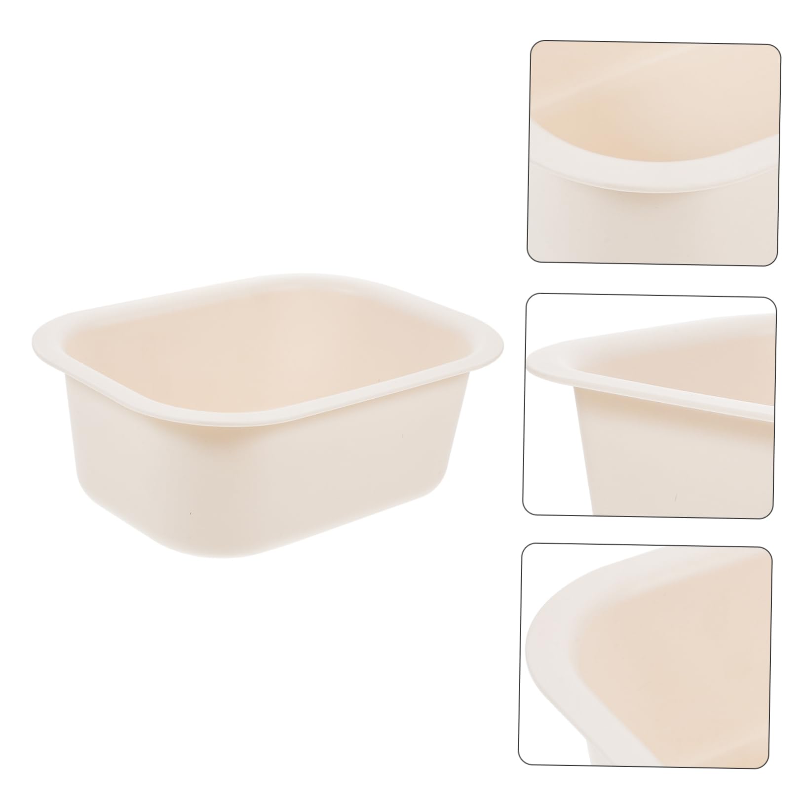 VICASKY Bassine pour Table à Bébé en Pp Beige, Simple et Pratique à Utiliser, Change Bain de Bébé