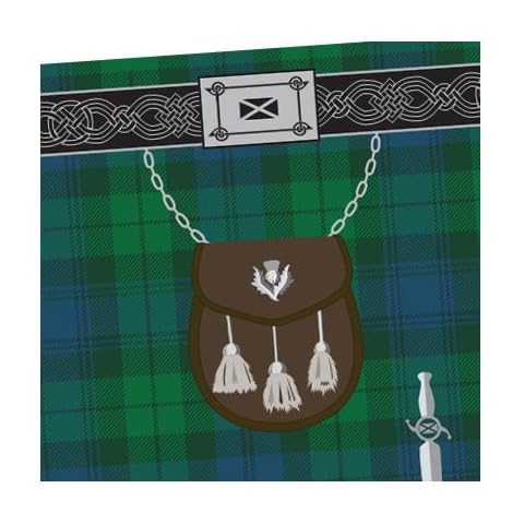 Blue Canyon Black Watch Tartan Kilt Towel Cover