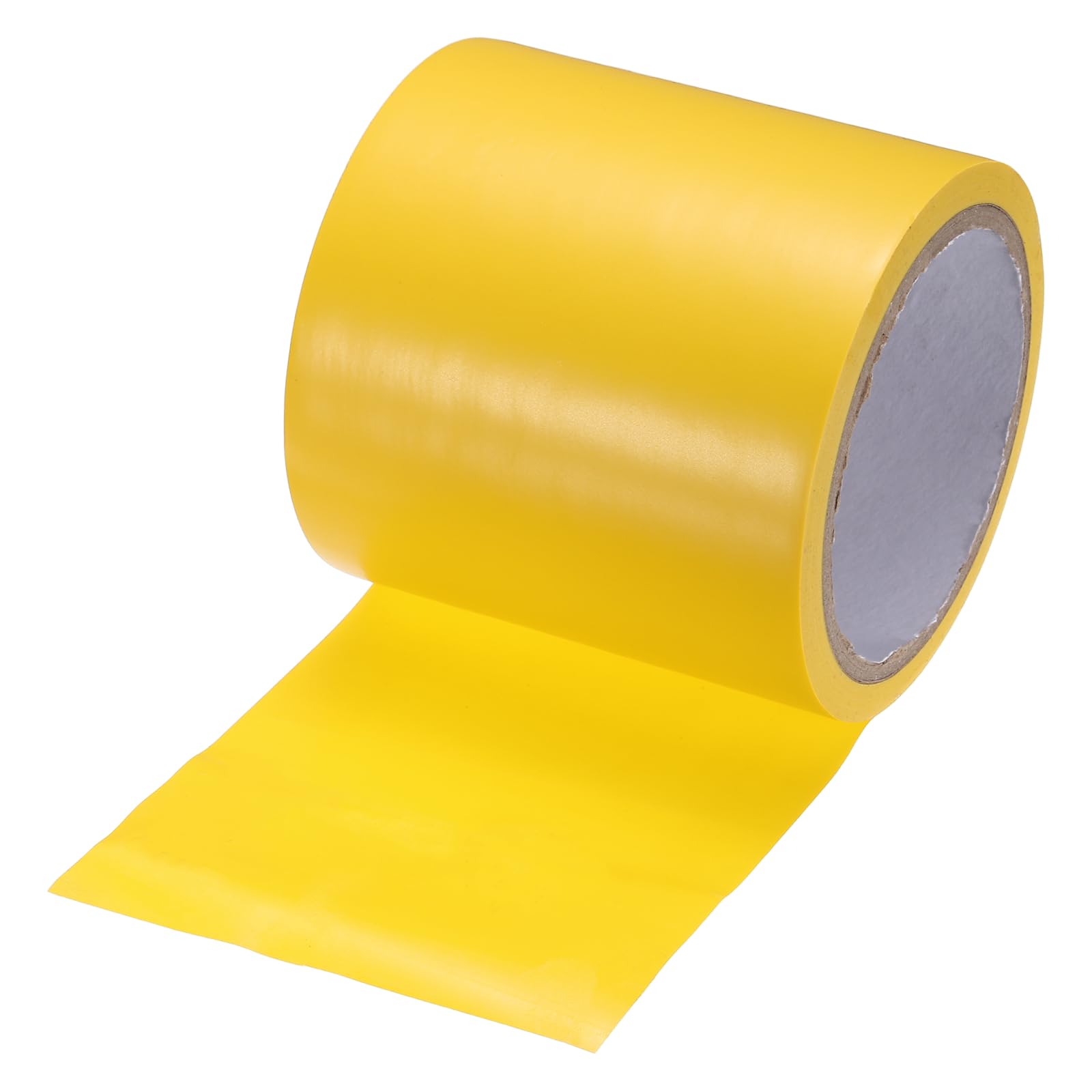 sourcing map Vinyl Floor Tape 3.9" x 54 ft Floor Marking Tape Yellow — image 1
