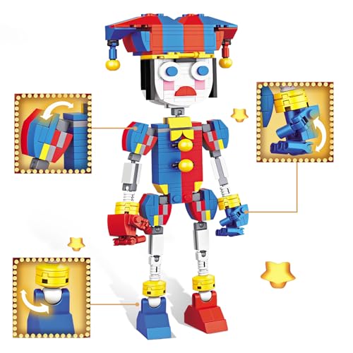 Dlishka Brinquedo de construção The Circus, Natal mágico com personagens de circo únicas, presente para crianças e adultos criativos! (1215)