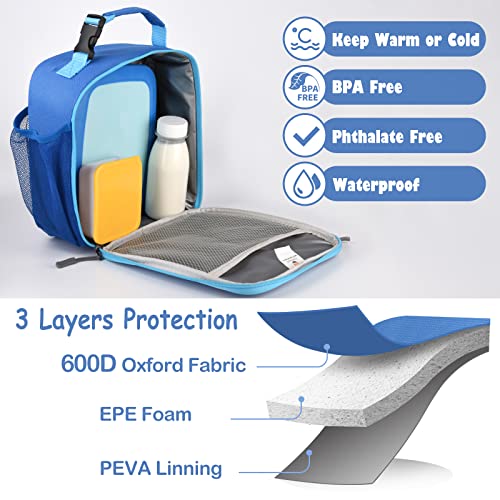 Cactour O0032 Lunch Box Kids,Premium Insulated Lunch Bag thumb #3