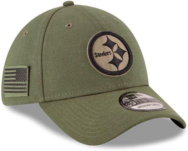 New Era39Thirty Cap - Salute to Service Pittsburgh Steelers - S/M