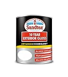 Sandtex 10 Year Exterior Gloss 2.5 Litre Brilliant White